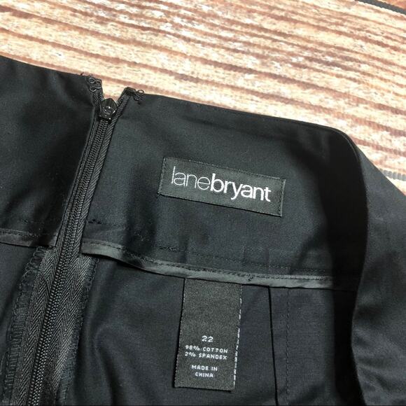 Lane Bryant black plus size mini skirt - Picture 5 of 5